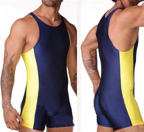 yellow bathing suit men