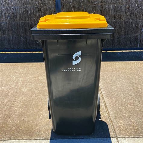 Yellow Bin For Recycling