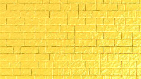 Yellow Brick Wall Wallpaper