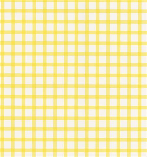 Yellow Check Wallpaper
