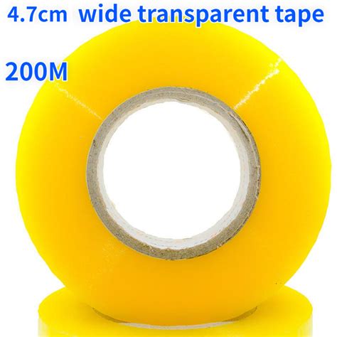 Yellow Clear Tape