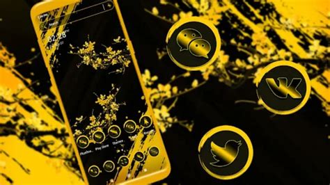 Yellow Colour Mobile Theme