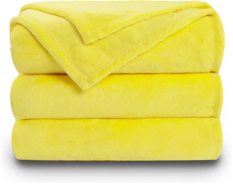 Yellow Fleece Blankets