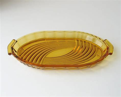 Yellow Glass Tray