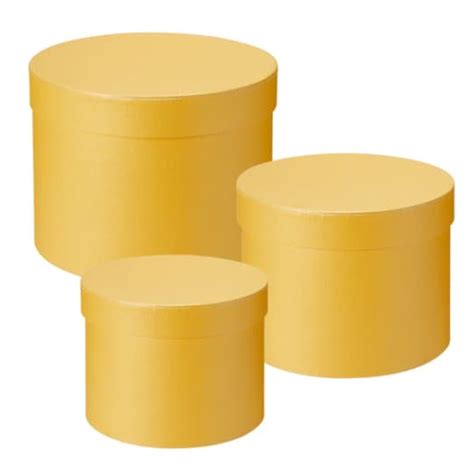 Yellow Hat Boxes