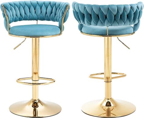 Yellow Height Bar Stool