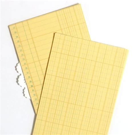 Yellow Ledger Paper