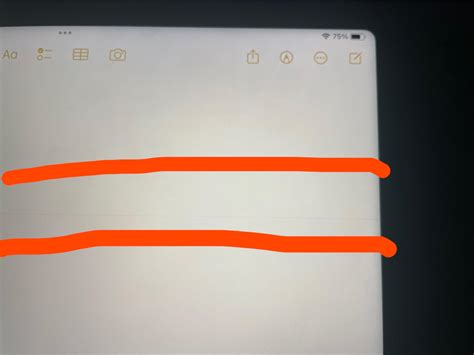 Yellow Line On Ipad Screen
