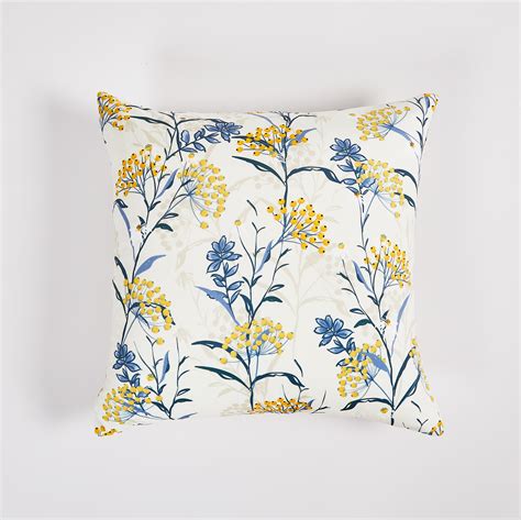 Yellow Navy Throw Pillow