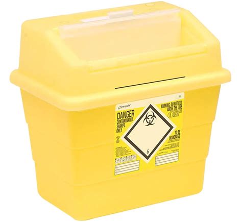 Yellow Needle Bin