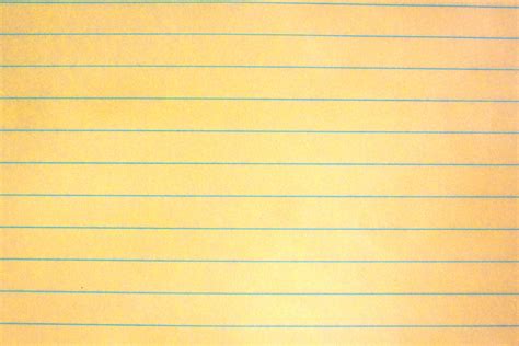Yellow Notebook Paper Background