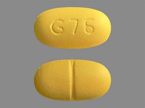 yellow oblong tablet