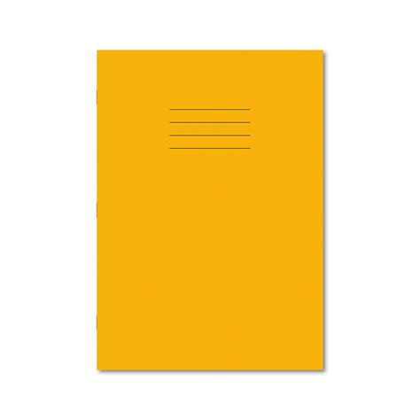 Yellow Paper Lined Exercise Books
