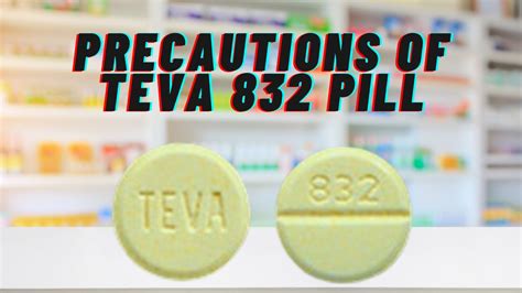 yellow pill 832 teva
