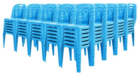 Yellow Plastic Stackable Chairs