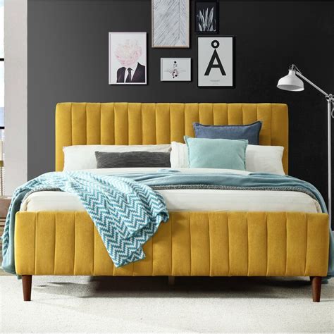 Yellow Platform Beds