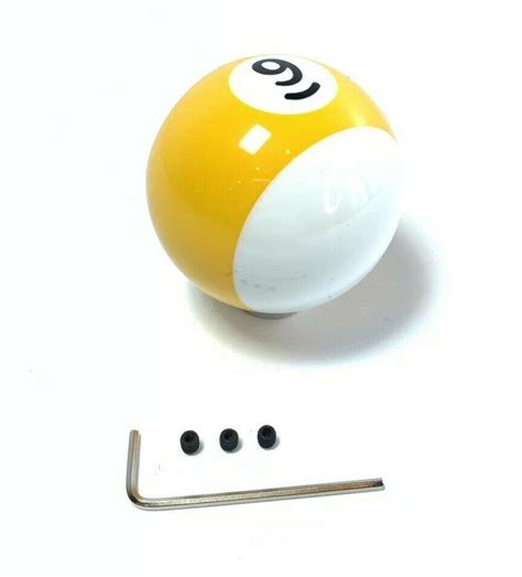Yellow Pool Ball Shift Knob