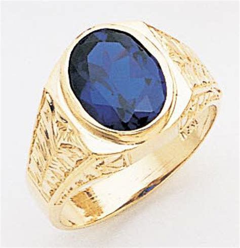 yellow sapphire gold ring for men