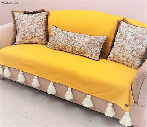 Yellow Sofa Throw