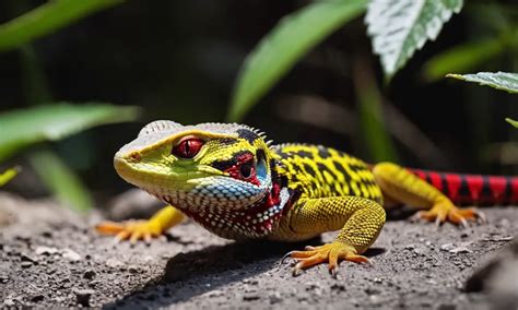yellow spotted lizard poisonous