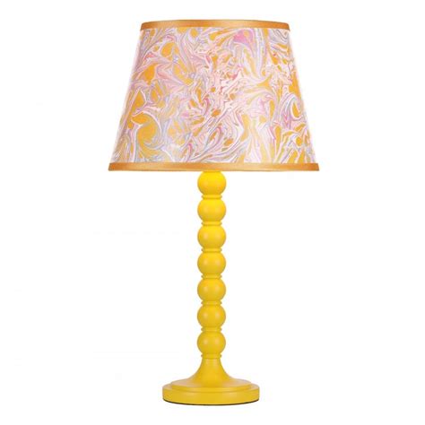 yellow table lamp modern