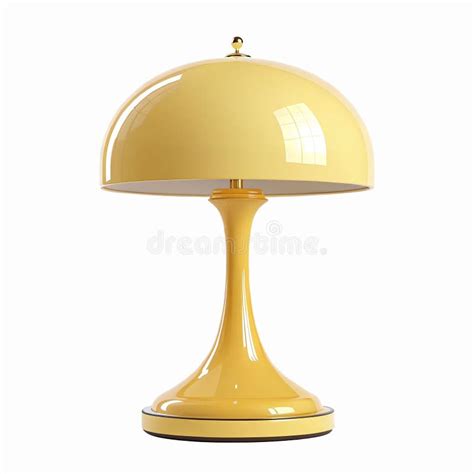 yellow table lamp modern decor
