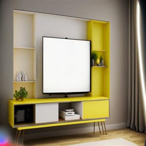 Yellow Tv Unit