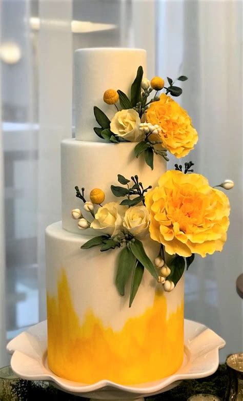 12+ Yellow Wedding Cake