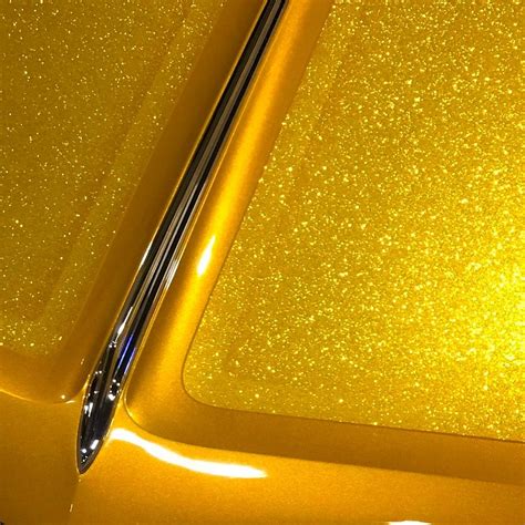 Yellow With Metal Flake