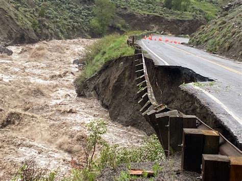 yellowstone bridge washed away