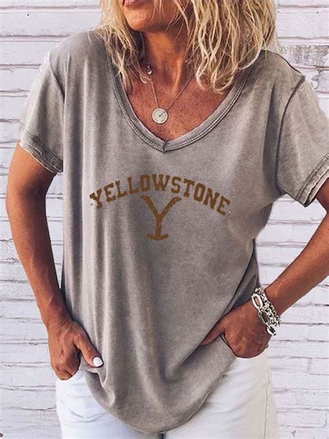 yellowstone tv series t shirts women