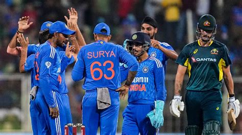 yesterday match result india vs australia t20