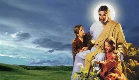 Detail Sketsa Gambar Tuhan Yesus Dan Anak Kecil Koleksi Nomer 3