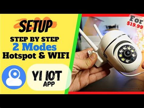 YI IoT cámara de vigilancia IP con WiFi para exteriores, minicámara de seguridad para el hogar