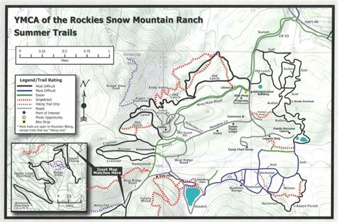 Ymca Snow Mountain Ranch Map