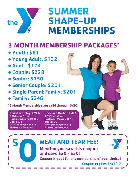 ymca triangle membership price