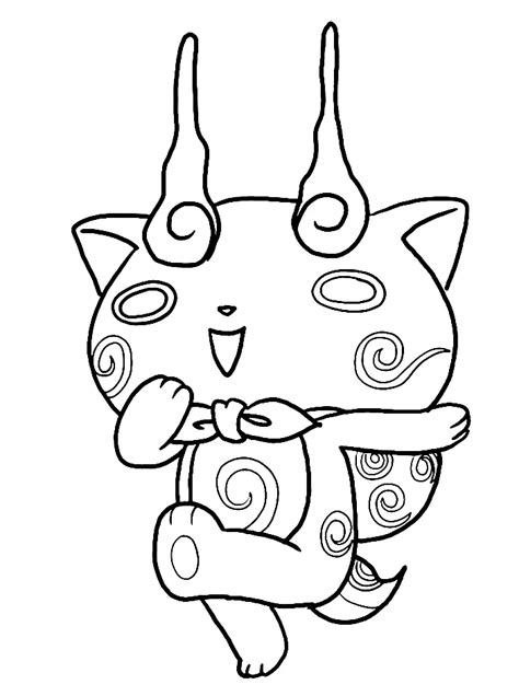 yo kai printable coloring pages printable template
