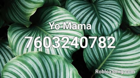 yo mama Roblox ID