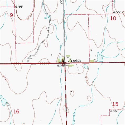 Yoder Colorado Map