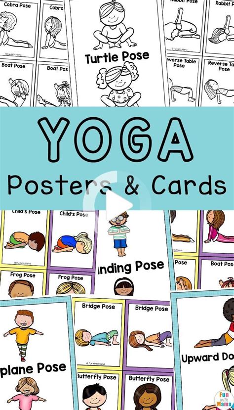 Yoga Cards Printable Yoga Poses for Kids Etsy