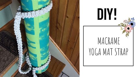 Yoga Mat Strap Tutorial