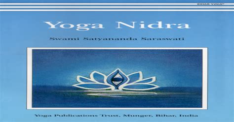 yoga nidra swami satyananda saraswati pdf