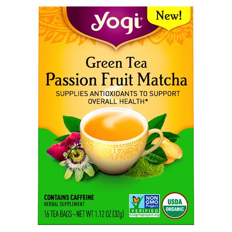 yogi green tea passion fruit matcha
