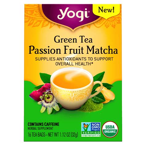 yogi tea green tea passion fruit matcha