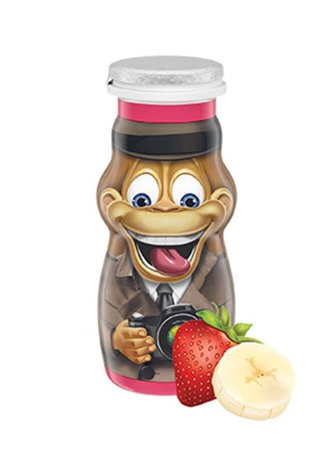 Yogurt Bottle Monkey