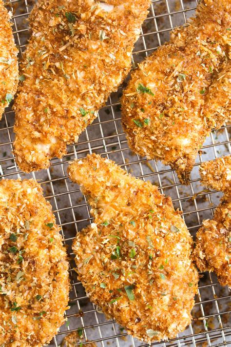 Yogurt Bread Crumbs Chicken