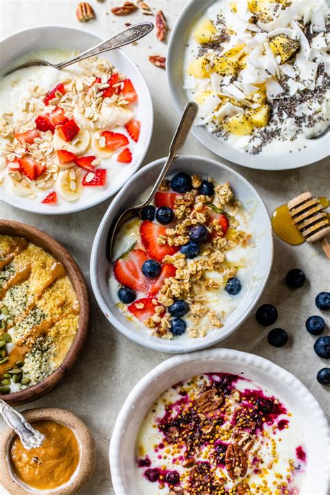 Yogurt Breakfast Menu