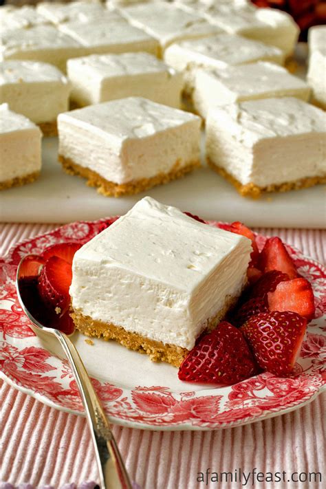 Yogurt Cheesecake Squares