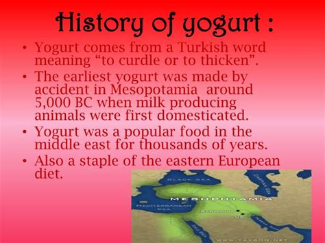 Yogurt Origin
