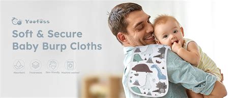 Yoofoss Burp Cloths